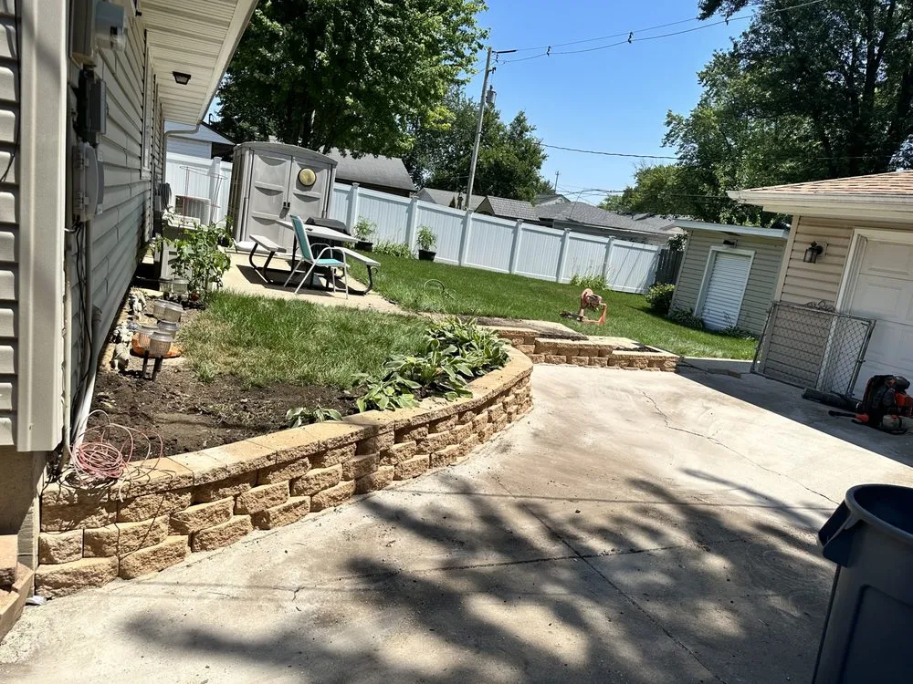 Local landscape installation in Lockport, IL by Gm Landscaping and Snow Removal