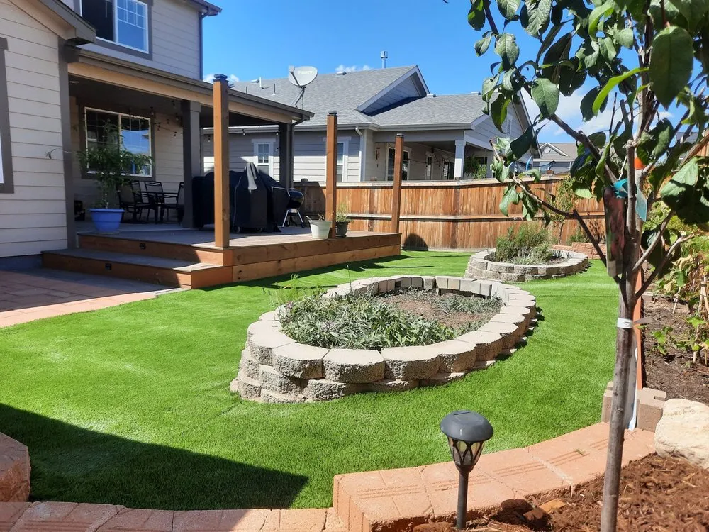 Expert outdoor landscaping with custom design in Longmont, CO by GM Landscaping