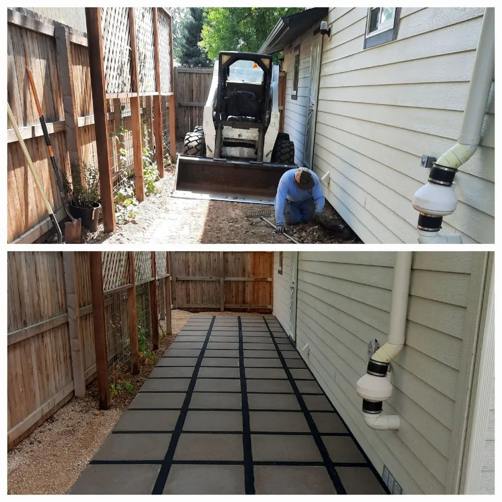 Custom yard cleanup service with custom design in Longmont, CO by GM Landscaping