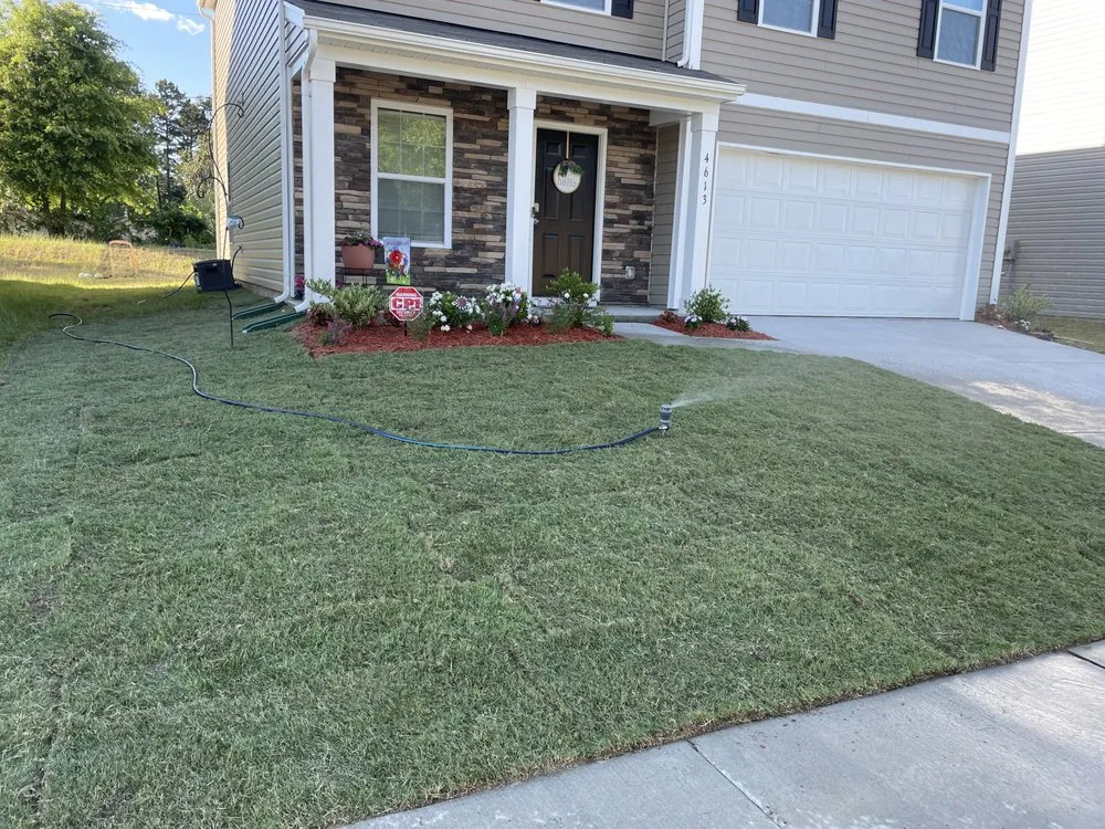 Local landscape installation for beautiful yards in Stanley, NC by G&M Landscaping Service