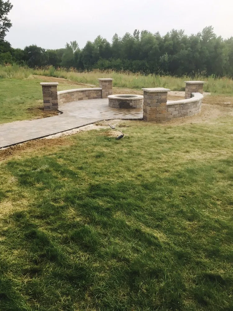 Professional landscape installation with custom design across Big Lake, MN - G&M Outdoor Services