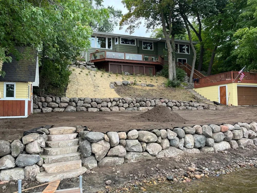 Professional yard maintenance for beautiful yards in Big Lake, MN by G&M Outdoor Services