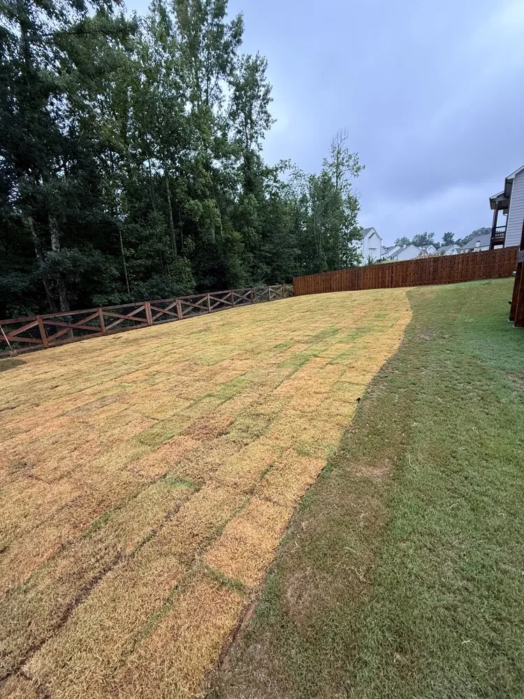 Local landscape installation in Lilburn, GA by G&M Outdoor Services