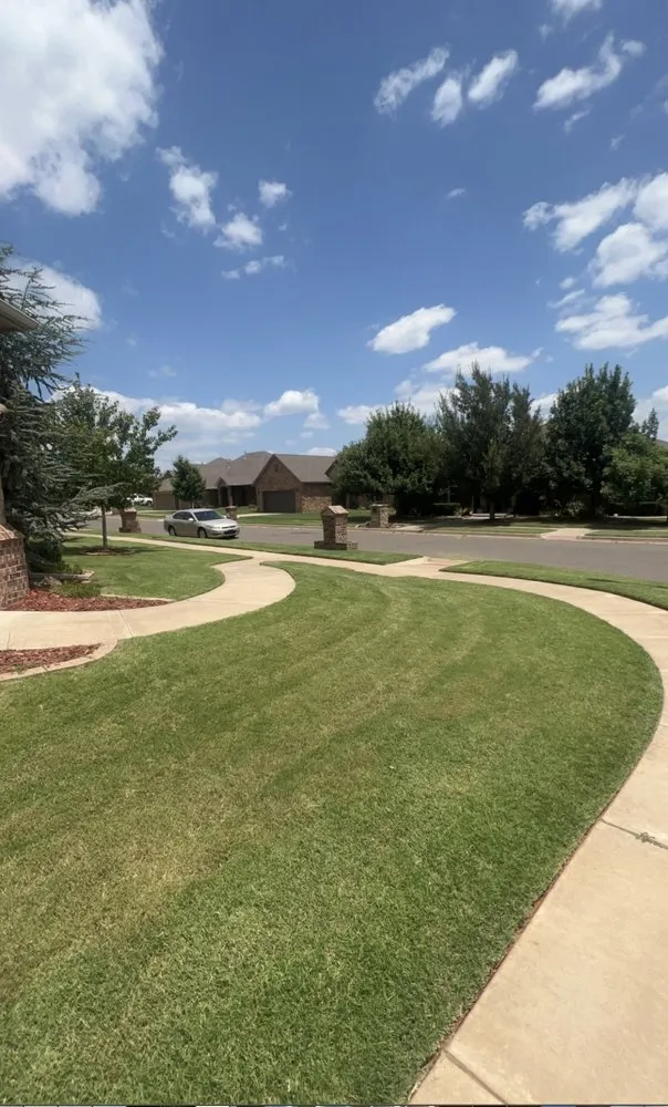 Affordable yard maintenance for residential properties in Oklahoma City, OK by Gmoto’s Landscaping