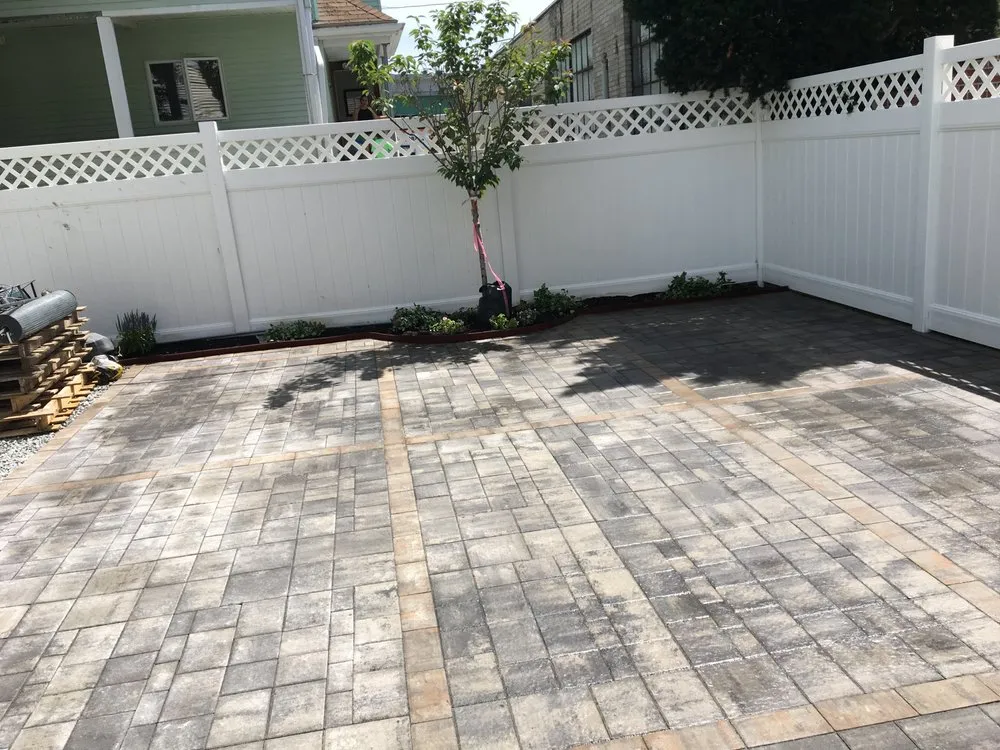 Top-rated residential landscaping with custom design in Lynn, MA by GMP Fencing and Landscaping