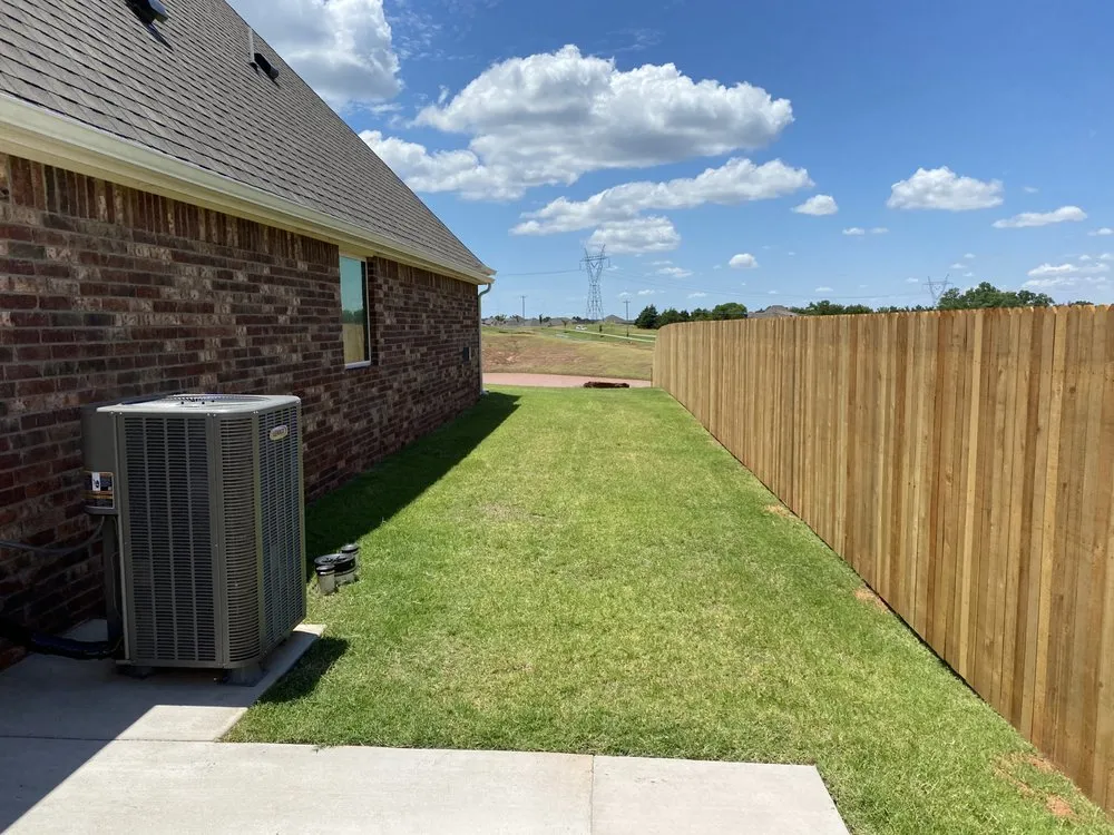 Custom residential landscaping for beautiful yards in Midwest City, OK by GMT Lawn Solution