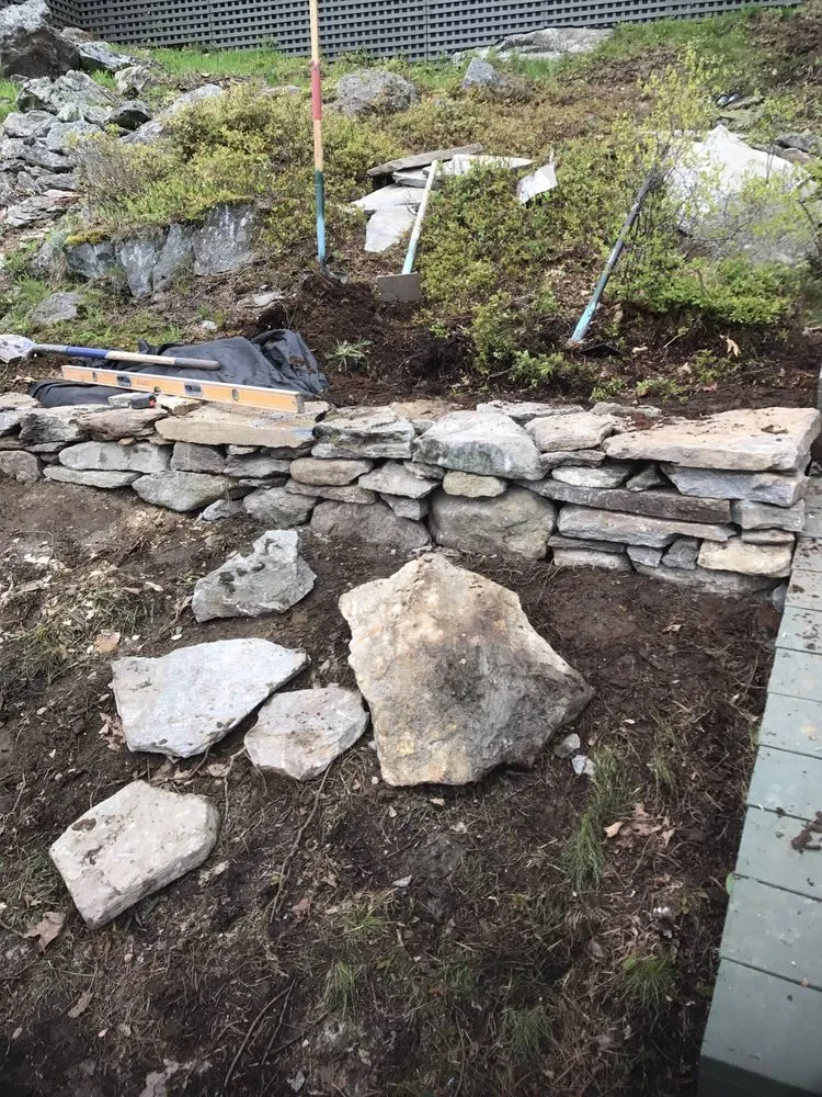 Custom lawn care service in Falmouth, ME by Gnome Landscapes, Design, Masonry & Maintenance