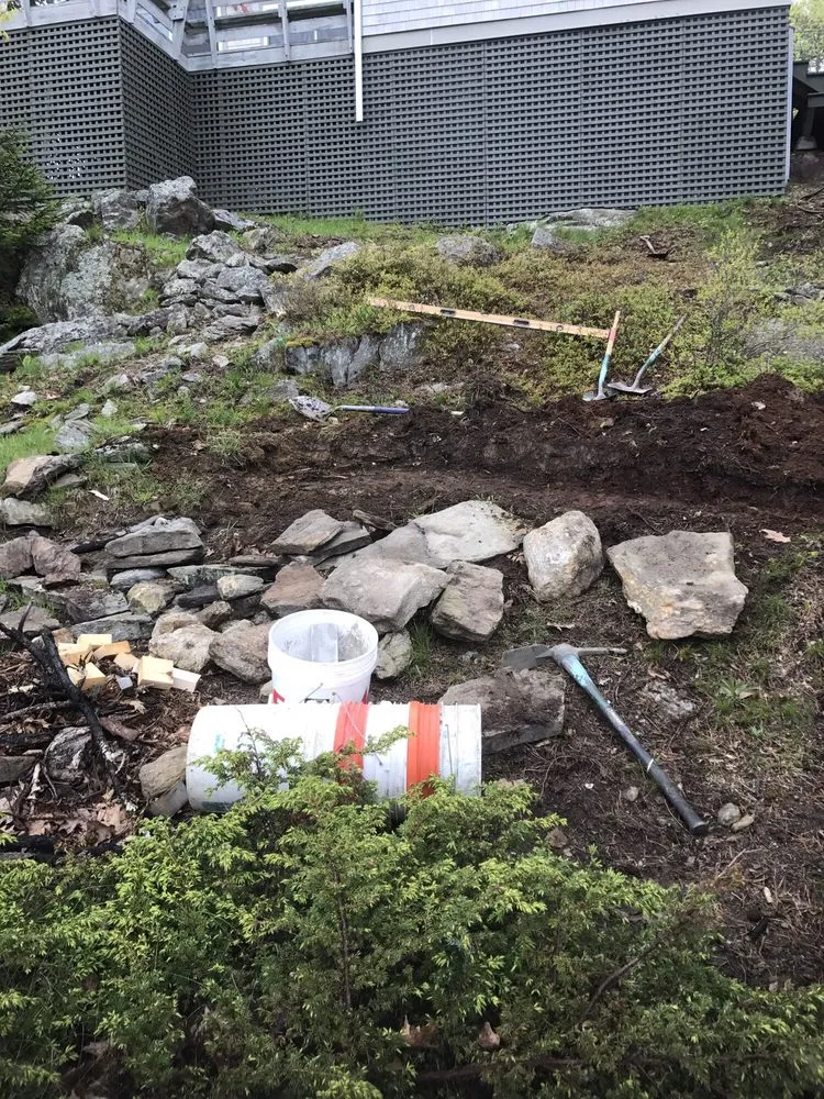 Professional landscaping services in Falmouth, ME by Gnome Landscapes, Design, Masonry & Maintenance