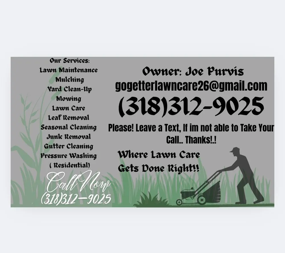 Reliable landscaping services with custom design across Jena, LA - Go Getter Lawn Care Service