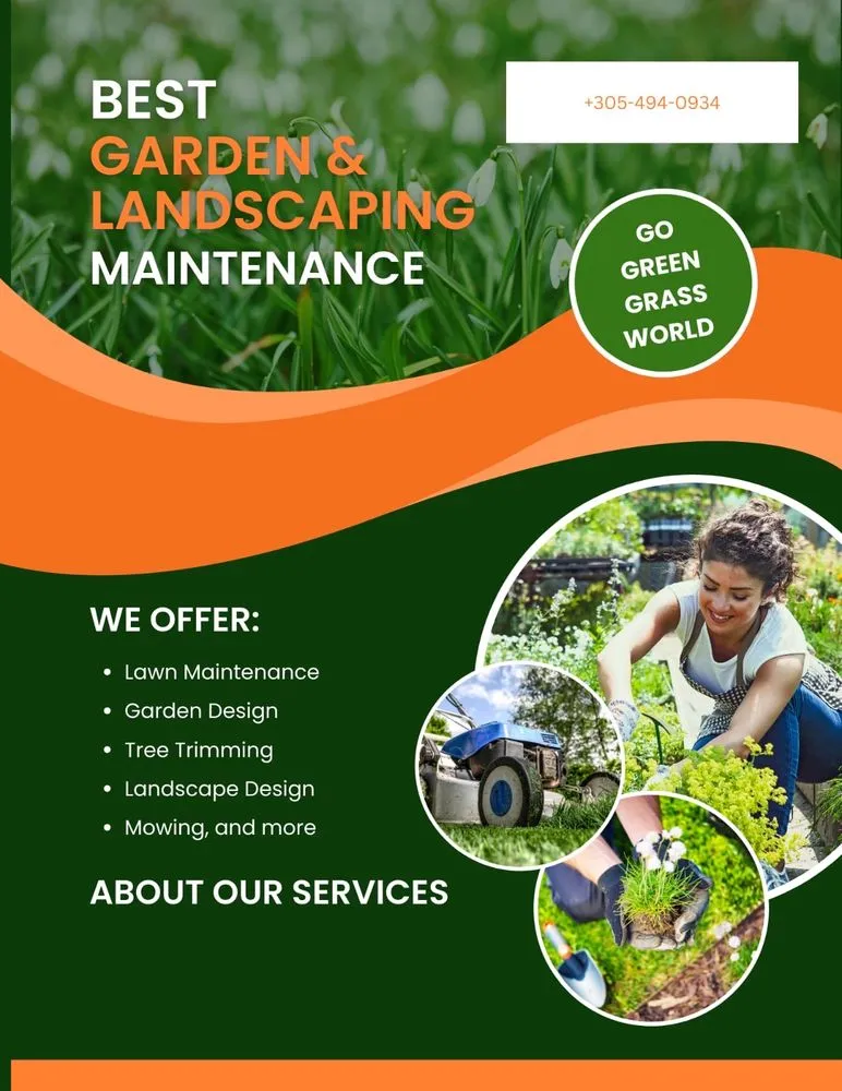 Professional yard maintenance experts serving Golden Beach, FL - Go Green Grass World
