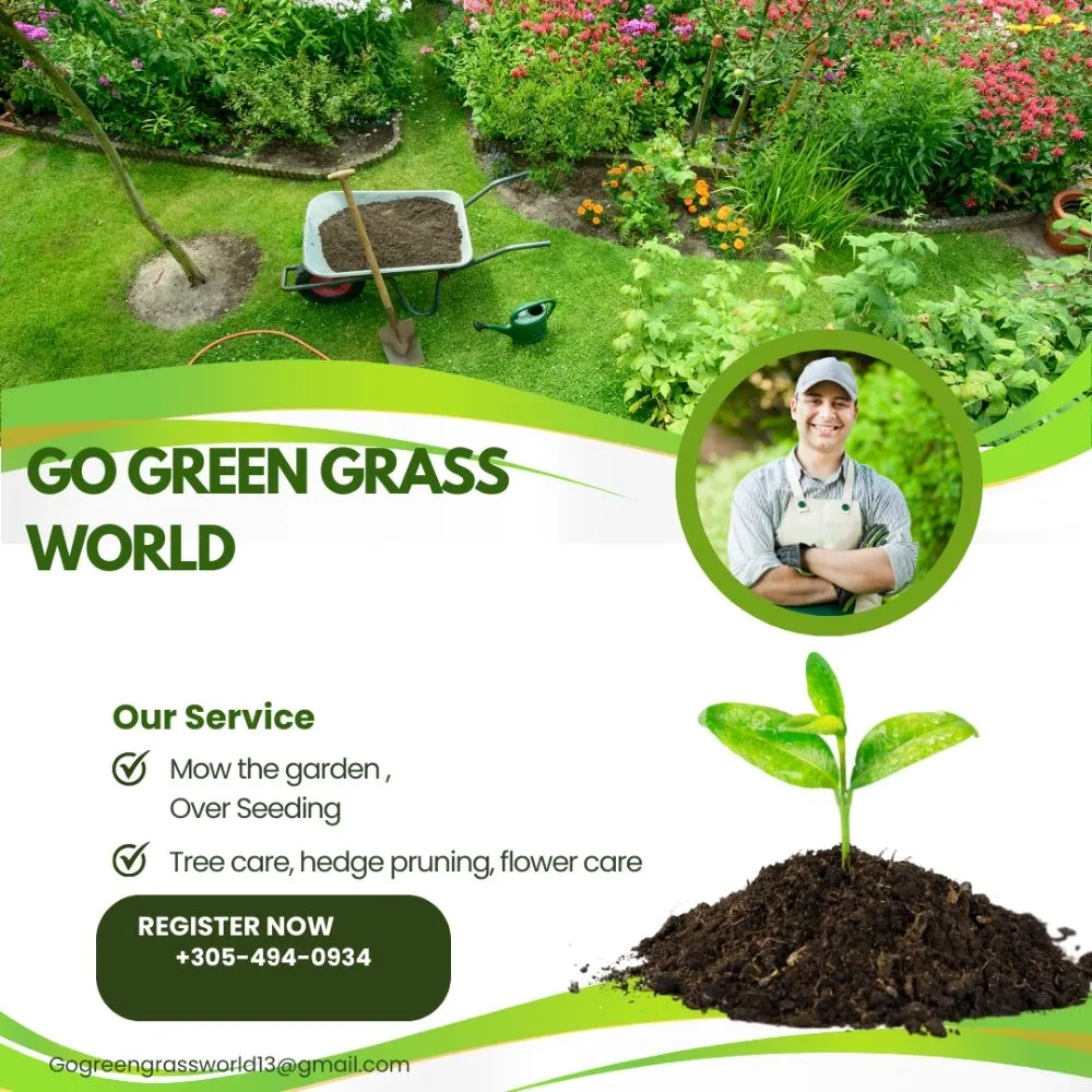 Expert lawn care service in Golden Beach, FL by Go Green Grass World