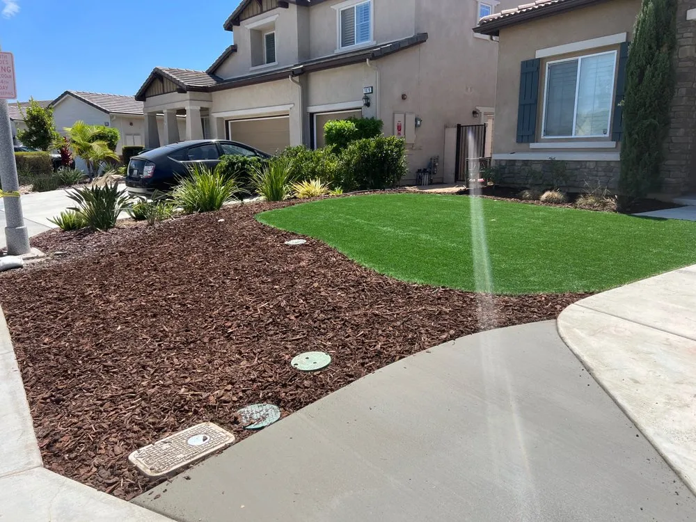 Local lawn mowing service in Vista, CA by Go Green Landscape Construction
