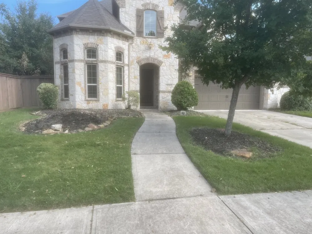 Affordable outdoor landscaping in Humble, TX by Go Green Lawn Service