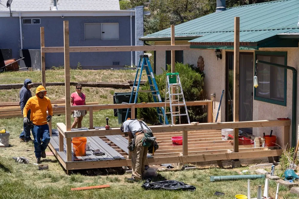 Custom landscape installation for year-round maintenance across Denver, CO - Go Handyman Connections