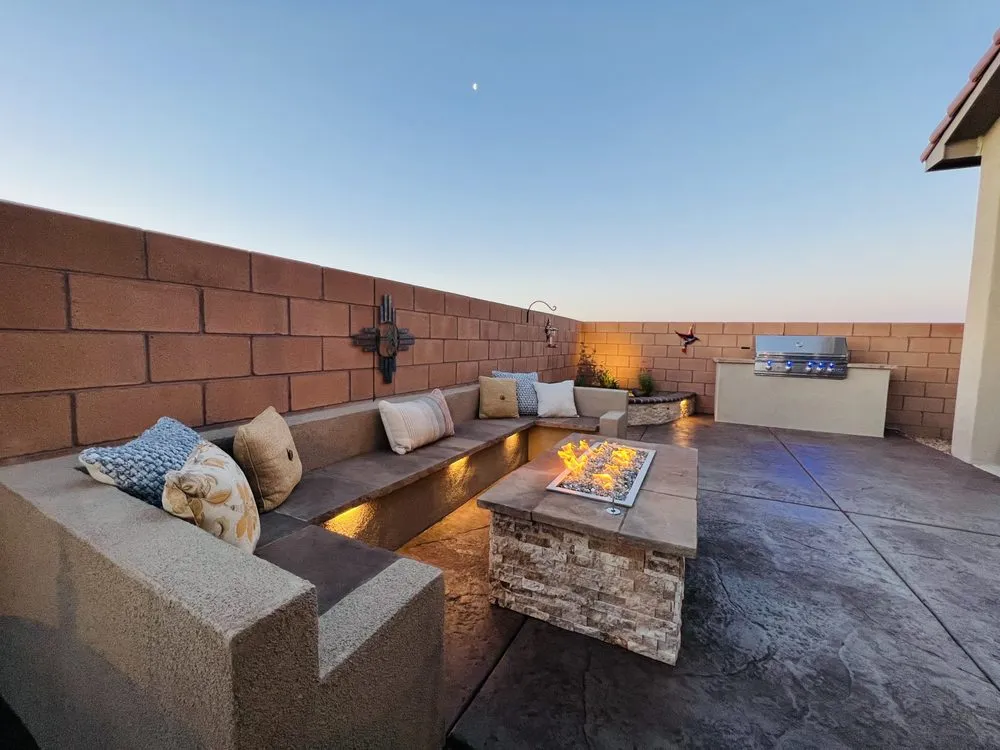 Professional landscaping services for year-round maintenance in Albuquerque, NM by Go Landscape