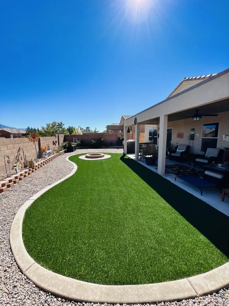 Affordable lawn care service for residential properties in Albuquerque, NM by Go Landscape