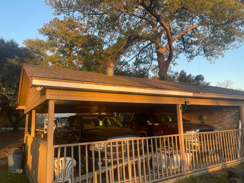 Professional garden landscaping in Cypress, TX by Goat Construction