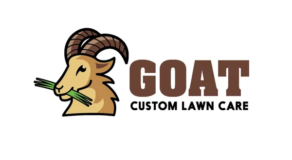 Goat Custom Lawn Care Logo