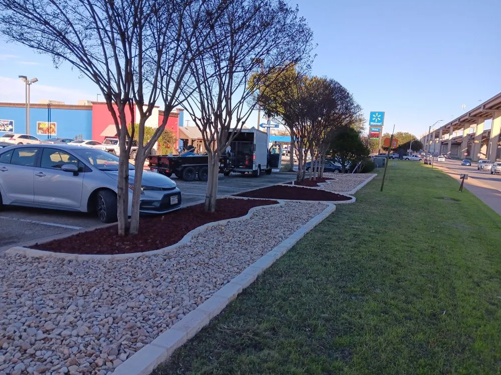 Affordable garden landscaping for residential properties in Austin, TX by Goat Lawn Services