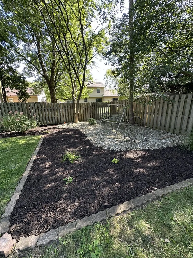 Custom garden landscaping in Savoy, IL - Goat Mowing & Company