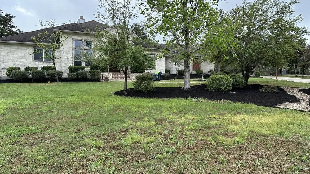 Affordable landscape installation in Bastrop, TX by Goatscapers