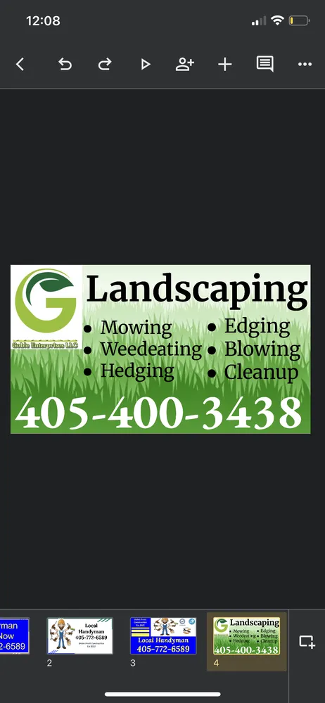 Custom outdoor landscaping for homes in Yukon, OK by Goble Enterprises