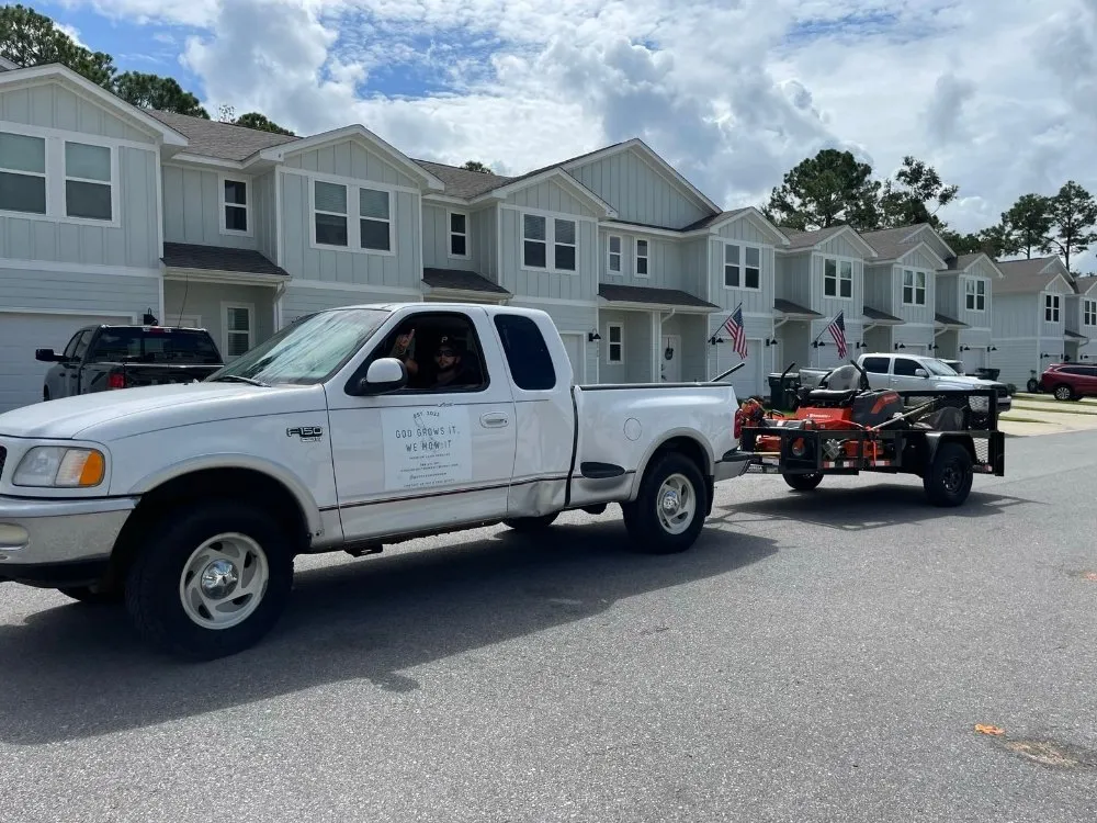 Professional outdoor landscaping in Pensacola, FL - God Grows It We Mow It