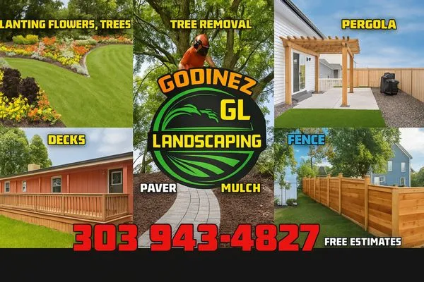 Godinez GL Landscaping Logo