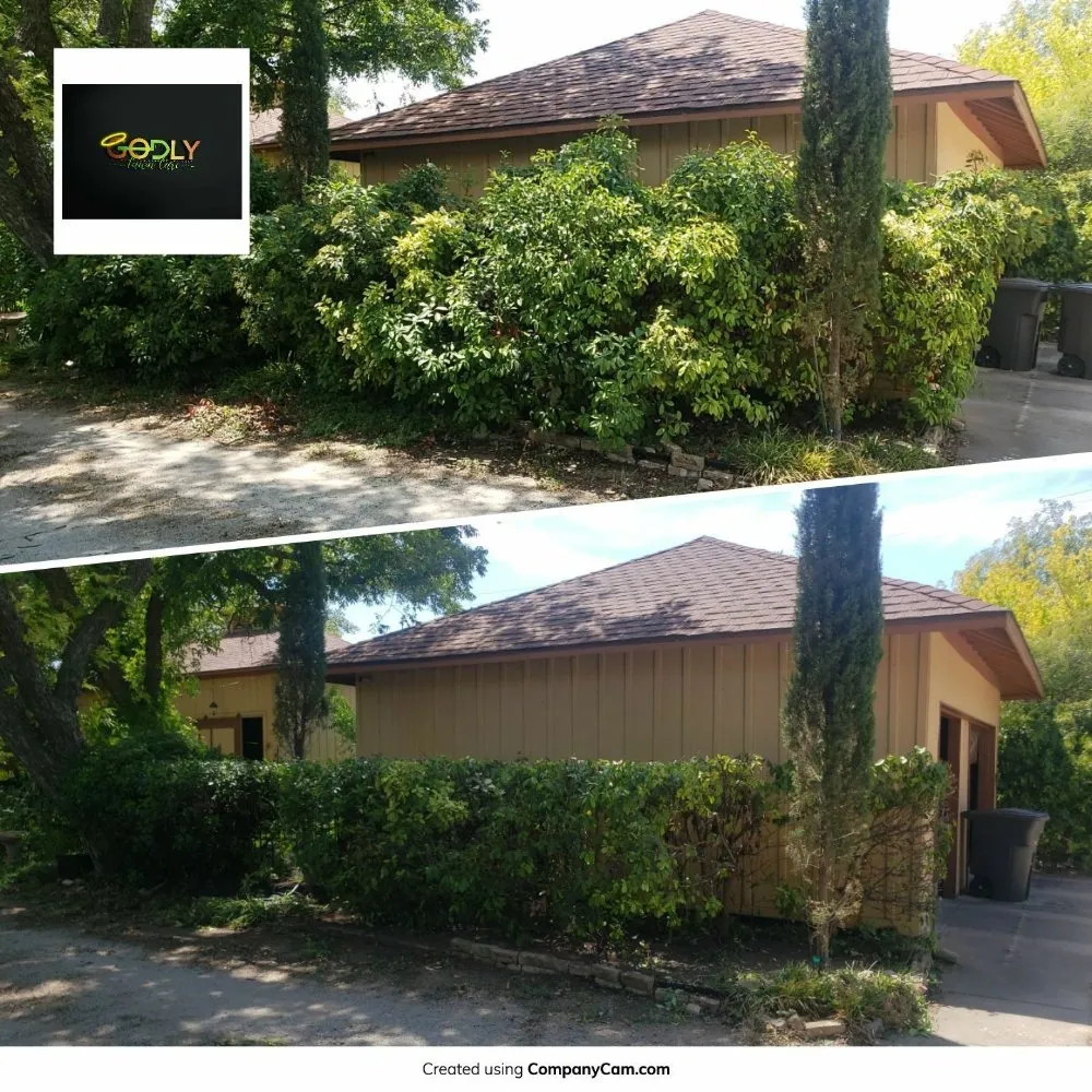 Custom yard cleanup service in Brady, TX by Godly Lawn Care