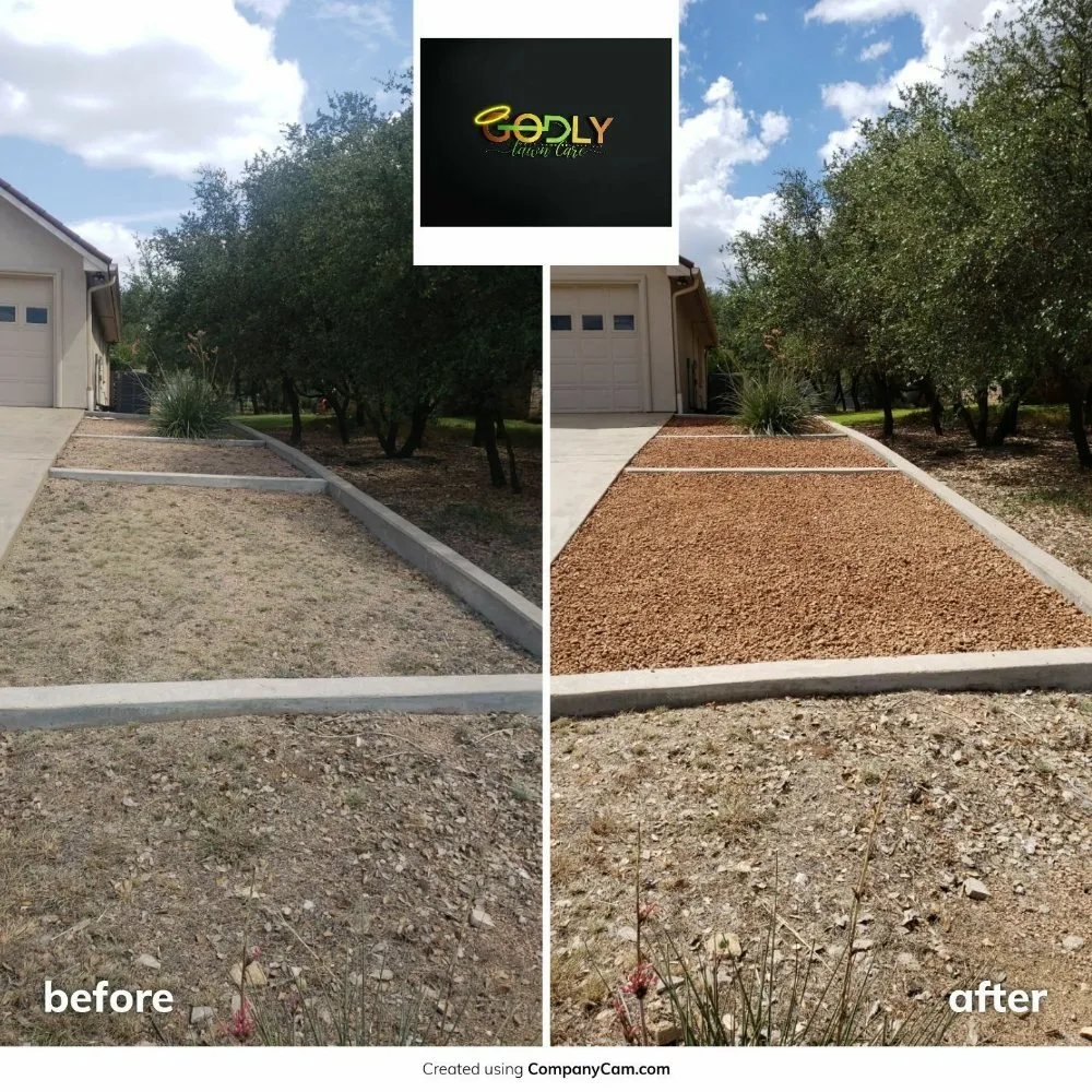 Professional landscaping services for beautiful yards in Brady, TX by Godly Lawn Care