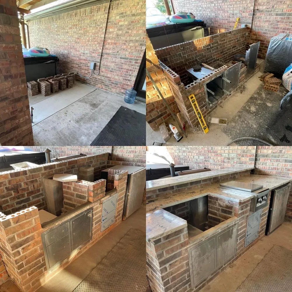 Professional garden landscaping in Seagoville, TX by God’s Green Earth Landscaping