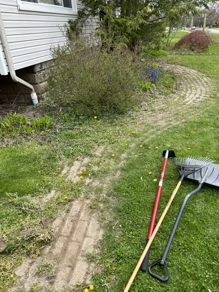 Local yard cleanup service for beautiful yards in Cleveland, OH by God’s Hands Handyman