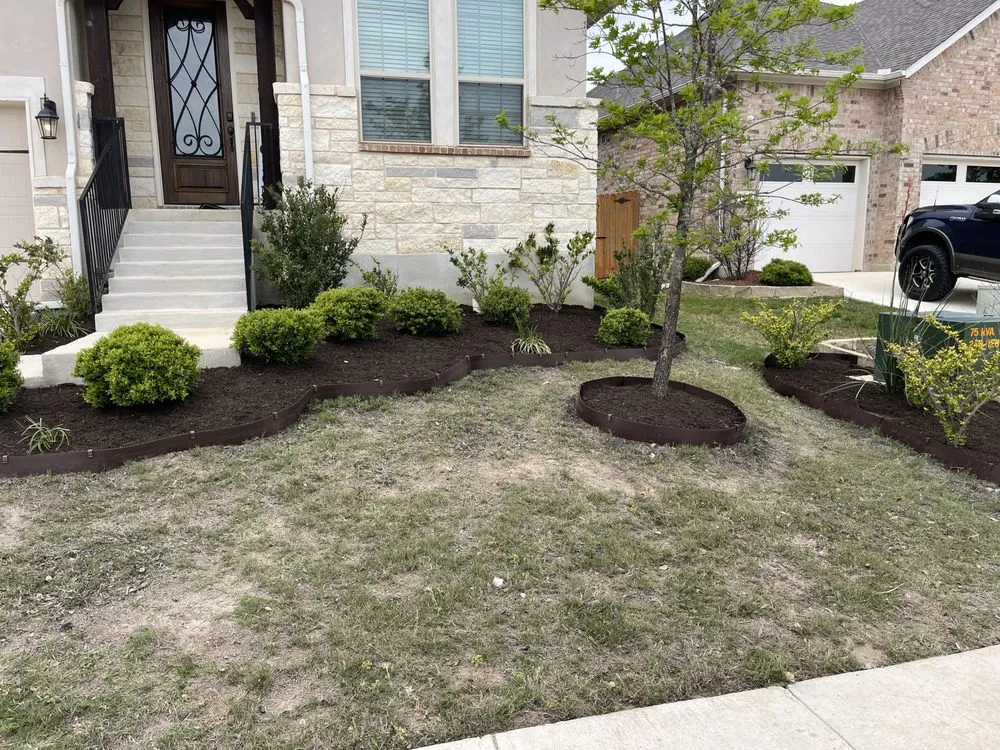 Custom landscape installation experts serving San Antonio, TX - God’s Plan Lawn Services