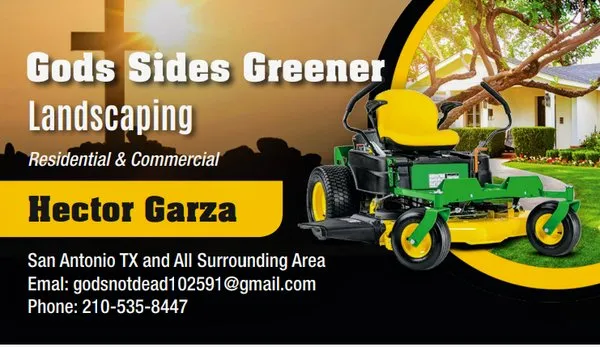 Gods Sides Greener Land Scaping Logo