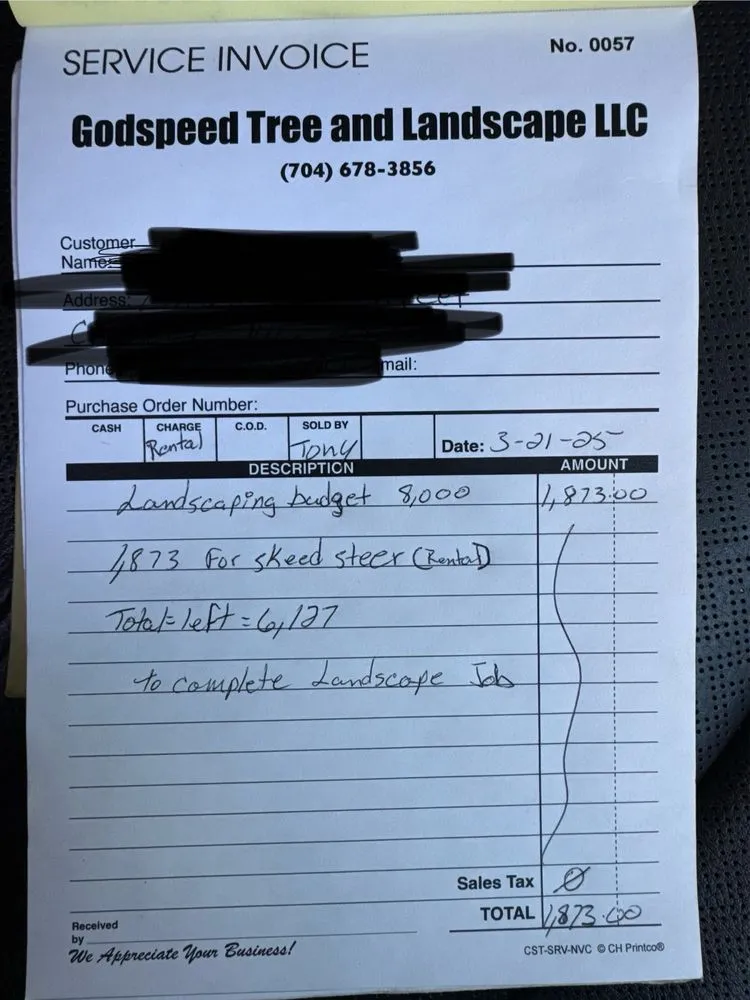 Professional landscape installation in Gastonia, NC - Godspeed Tree and Landscape