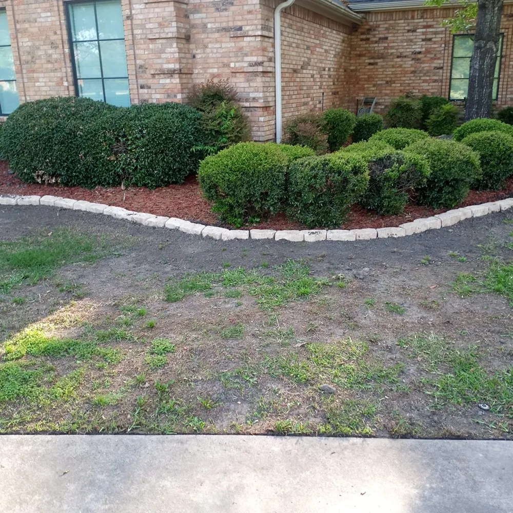 Custom garden landscaping in Omaha, TX - Goff Lawn and Tree Care