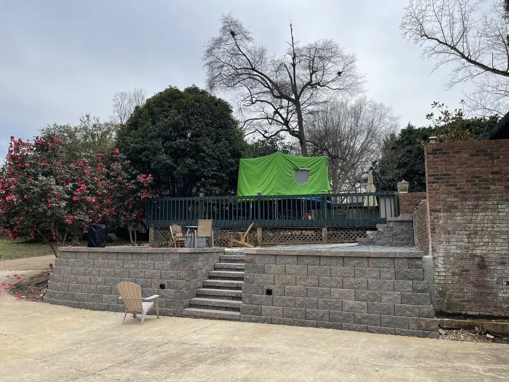 Custom landscape design in Fort Mill, SC by GoGreen Hardscapes