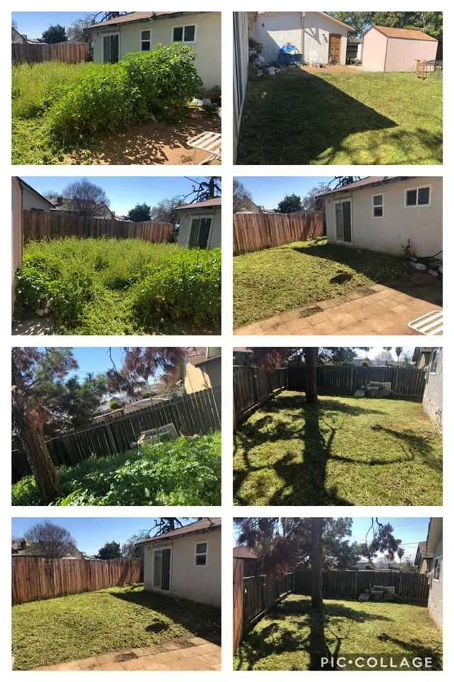 Custom lawn mowing service for residential properties in Fresno, CA by Going Green Gardening
