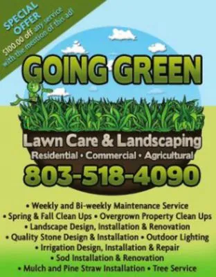 Going Green Lawn Care & Landscaping Logo