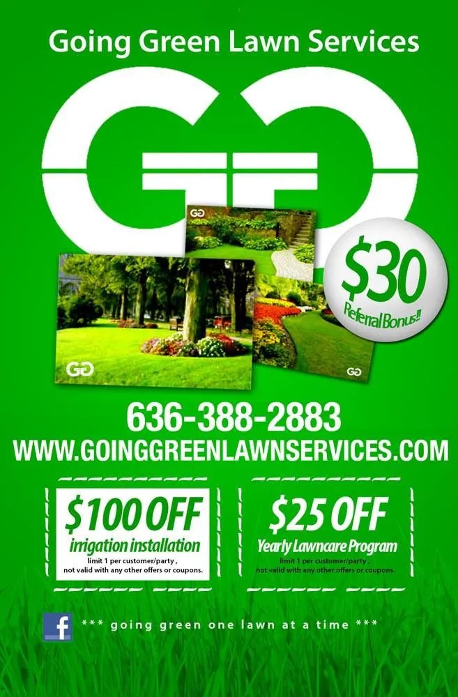 Top-rated lawn care service experts serving Cedar Hill, MO - Going Green Lawn Services
