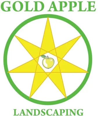 Gold Apple Landscaping Logo