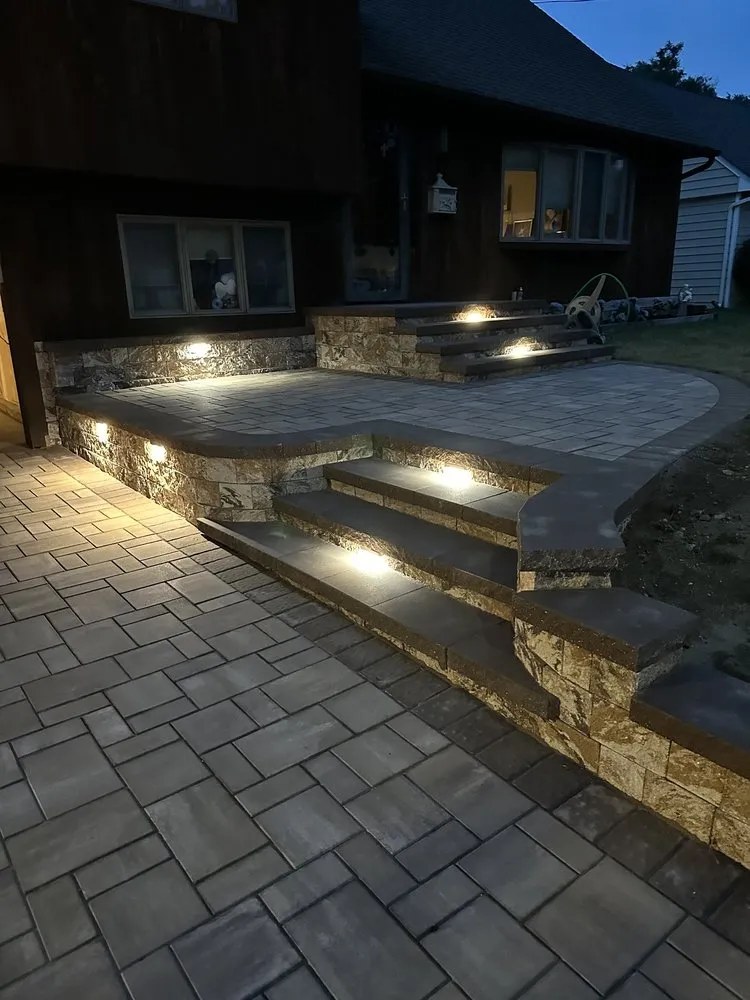 Affordable outdoor landscaping for beautiful yards in Old Bethpage, NY by Gold Coast Pavers