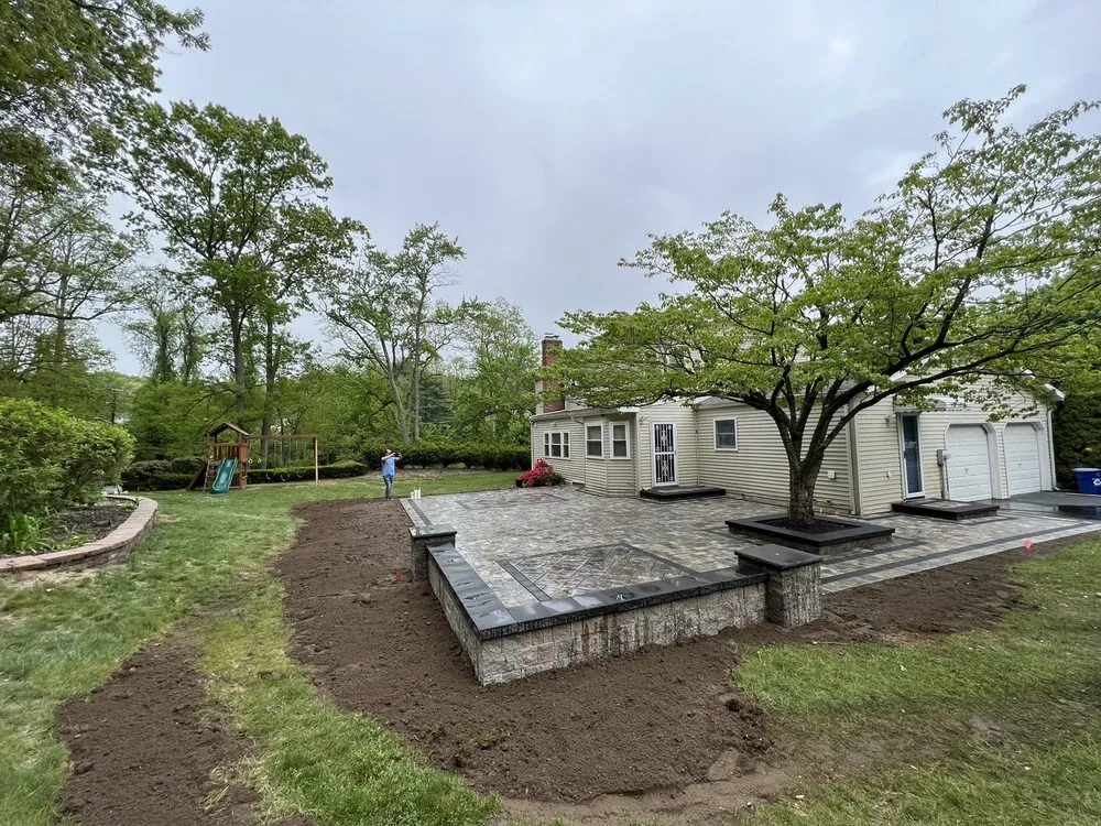 Reliable landscaping services in Old Bethpage, NY by Gold Coast Pavers