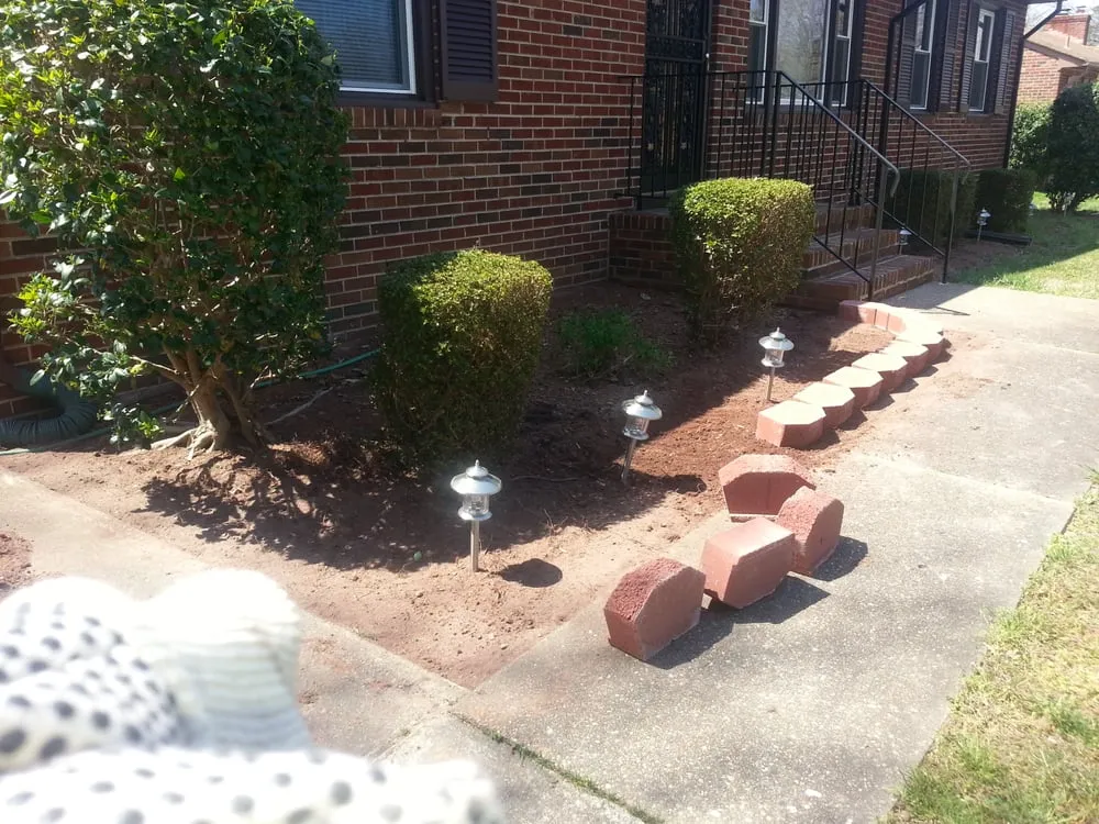 Local landscape installation in Richmond, VA by Gold Landscaping