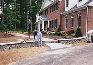 Professional landscape installation for homes across Needham, MA - Gold Landscaping Service