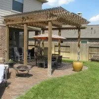 Reliable landscape installation for homes in Arcadia, TX by Gold Standard Construction