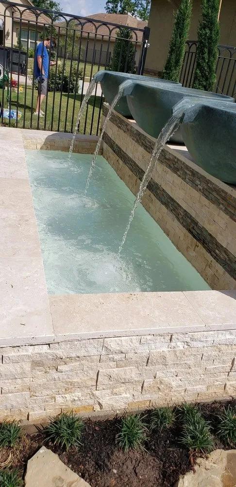 Top-rated landscape installation in Bacliff, TX by Gold Standard Construction