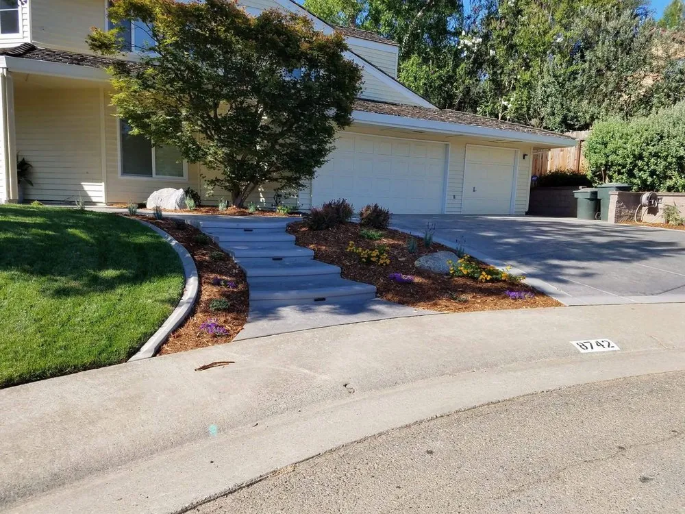 Expert outdoor landscaping for beautiful yards across Carmichael, CA - Gold Star Lawn Maintenance