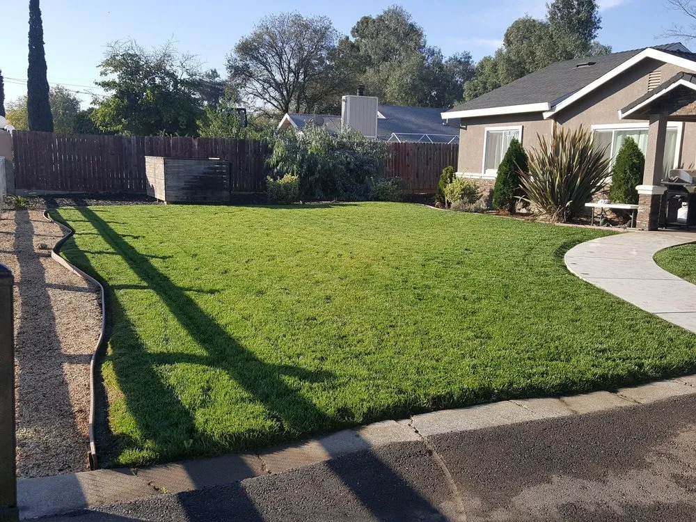 Local garden landscaping in Carmichael, CA by Gold Star Lawn Maintenance