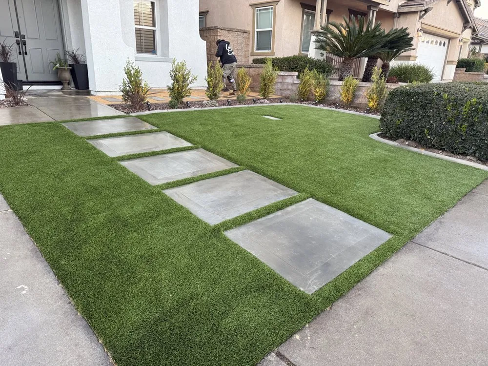 Custom lawn mowing service for homes across Victorville, CA - Golden Ace Landscaping